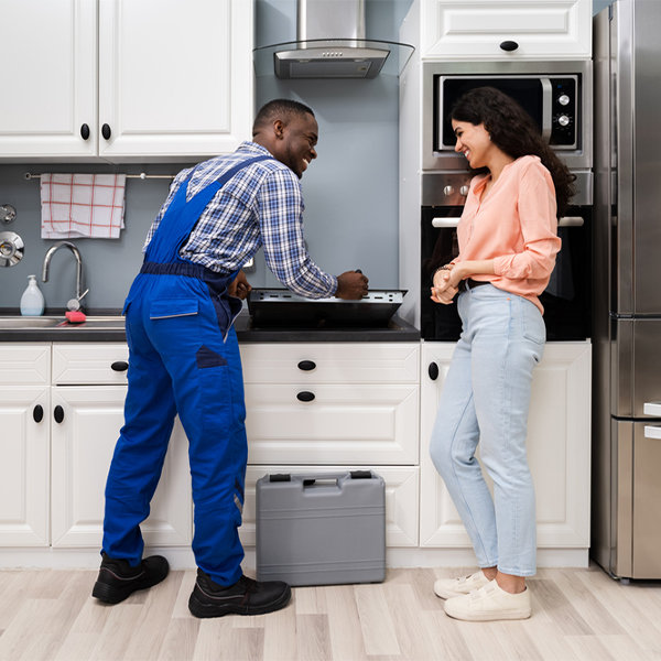 what kind of warranty do you offer on your cooktop repair services in Brass Castle